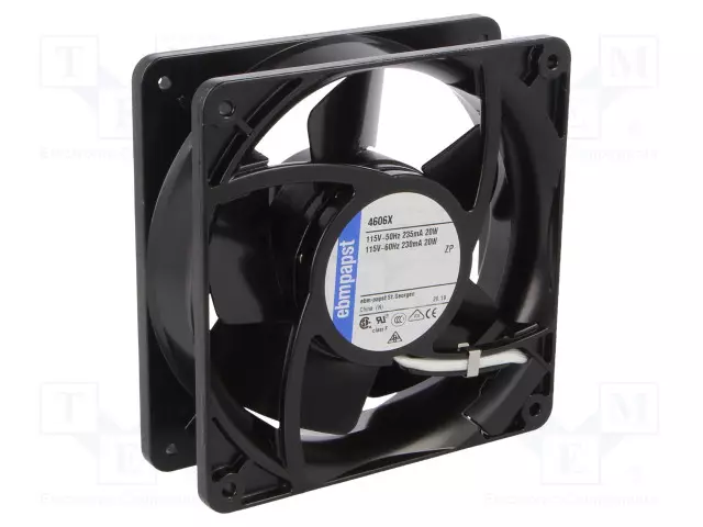 AKSIAALIPUHALLIN 115VAC - 119X119X38MM - 180M3/H - 51DBA - AC 115V tuulettimet - 4606X - 1