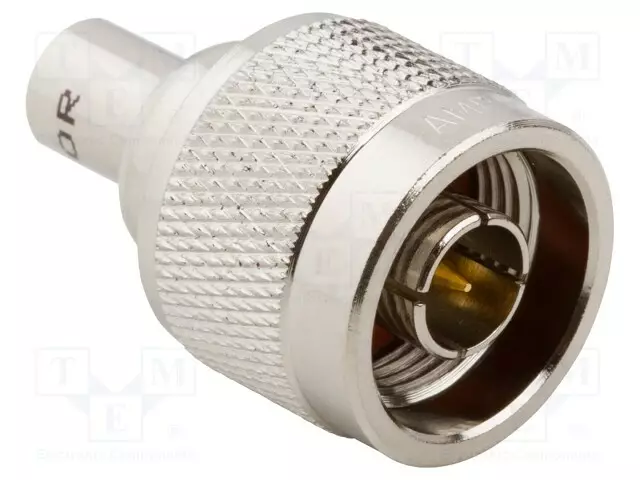 LIITIN: N - PISTOKE - UROS - SUORA - 50OHM - KULLATTU - LIITOKSET: MESSINKI - N liittimet - 082-5722-RFX - 1