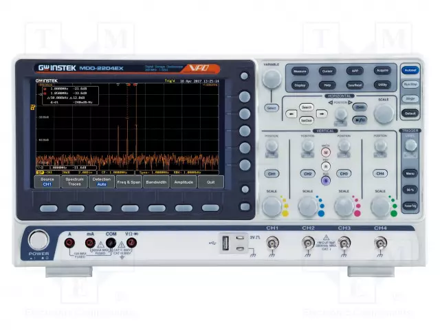 DIGITAALINEN OSKILLOSKOOPPI - MDO - CH: 4 - 200MHZ - 10MPTS/CH - Oskilloskoopit - MDO-2204EX - 1