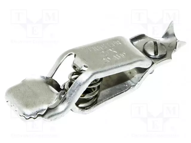 HAUENLEUKA - 20A - LEVITYSALUE: MAX.16MM - KOK.PIT: 62MM - Krokotiili klipsit - BU-27X - 1