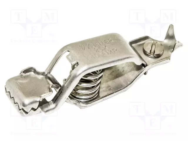 HAUENLEUKA - 75A - LEVITYSALUE: MAX.19MM - KOK.PIT: 76MM - Krokotiili klipsit - BU-25X - 1