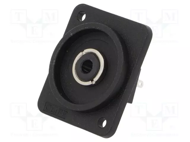 LIITIN: JACK 3,5MM - N LIITINAARAS - STEREO - NAVAT: 3 - MUSTA - XRP - Plugit ja jakit - CP303100X - 1