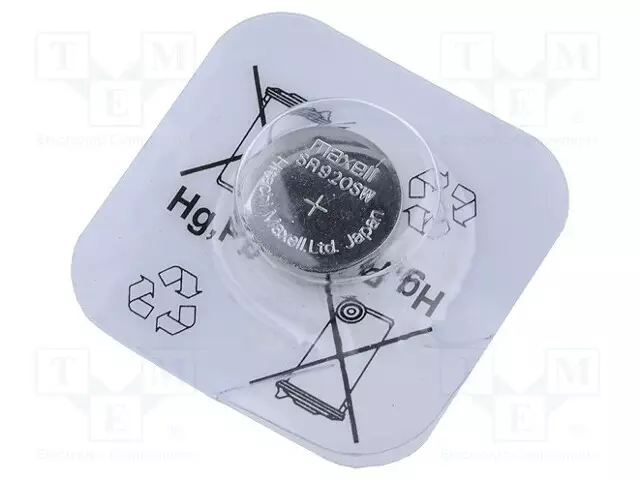 PARISTO: HOPEAPARISTO - NAPPIPARISTO,R921,SR69 - 1,55V - Ø9,5X2,1MM - Alkaliparistot - BAT-SR920SWMX - 1