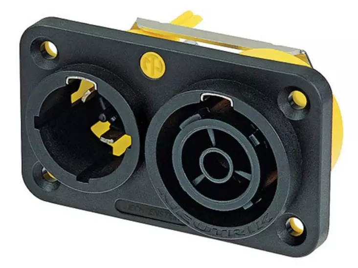 POWERCON® TRUE1 16A, Mains chassis duplex - Powercon liittimet - NAC3PX - 1