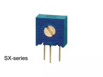 TRIMMERIPOTENTIOMETRI CERMET 1-KIERROS 100K (3386-H 104) - 10-kierrospotentiometrit - K100SX - 1