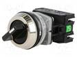 KIERTOKYTKIN - 30MM - ASENNOT: 2 - NC + NO - MUSTA - IP56 - Taulukytkimet, standardi 30mm - NEF30-TPASXY - 1