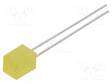 LED - KELTAINEN - NELIÖMAINEN - 5X5MM - 7÷15MCD - 146° - ETUOSA: LITTEÄT - Suorakulmaiset LEDit - LL-553YD1E-2Y - 1