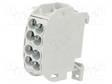 LIITIN: JAKOPALA - 152A - 1KV - DIN-KISKOLLE - RUUVI TERMINAALI - 25MM2 - Kiskoliittimet - SCB25GY - 1