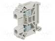 LIITIN: KISKO-0,5÷10MM2 - NAVAT: 1 - PURISTIMET: 2 - HARMAA - LEV: 8MM - Kiskoliittimet - ZUG-6-GY - 1
