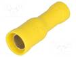 LIITIN: PYÖREÄ - NAARAS - Ø: 5MM - 4÷6MM2 - PURISTETTAVA - ERISTETTY - Eristetyt liittimet - ST-051Y - 1