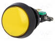 PAINOKYTKIN - AS: 2 - SPDT - 10A/250VAC - ON-(ON) - VALAISTUS: LED - Standardikytkimet - VAQ-9-10-12-Y - 1