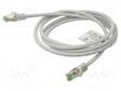 PATCH KAAPELI - S/FTP - CAT: CAT 8.1 - RJ45-PISTOKE,MOLEMMIN PUOLIN - RJ45 Ethernet kaapelit - SFTP8.1-CU-020GY - 1