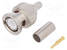 LIITIN: BNC - PISTOKE - UROS - SUORA - 50OHM - PURISTETTAVA - KULLATTU - BNC liittimet - J01000F1255Y - 2