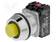 PAINOKYTKIN - 30MM - ASENNOT: 1 - NC + NO - KELTAINEN - IP66 - Taulukytkimet, standardi 30mm - NEF30-UWGXY - 1