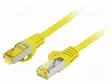 PATCH KAAPELI - S/FTP - CAT: 6A - RJ45-PISTOKE,MOLEMMIN PUOLIN - LANKA - RJ45 Ethernet kaapelit - PCF6A-10CU-2000-Y - 1