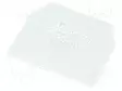 PÄÄTYLEVY - HARMAA - POLYAMIDI - 1MM - Kiskoliittimet - PS-10-GY - 1