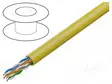 JOHTO - U/UTP - 4X2X23AWG - YKSISÄIKEINEN - CCA - PVC - KELTAINEN - ATK-kaapelit - LCU6-10CC-0305.Y - 1