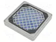 SUOJA - MUOVI - 80X80MM - RUUVI - SUODATTIMEN KANSSA - HARMAA - Tuulettimien suojat - XPFA80GY - 2