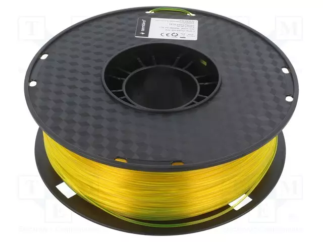3D FILAMENTTI PET-G - 1,75MM - KELTAINEN - 220÷260°C - 1KG - 3D Filamentit - 3DP-PETG1.75-01-Y - 1