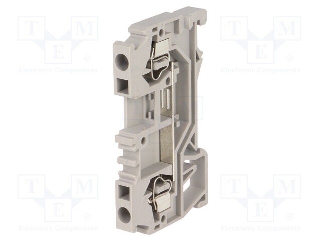 LIITIN: KISKO-0,2÷2,5MM2 - NAVAT: 1 - PURISTIMET: 2 - HARMAA - LEV: 5MM - Kiskoliittimet - WS-2.5-GY - 1