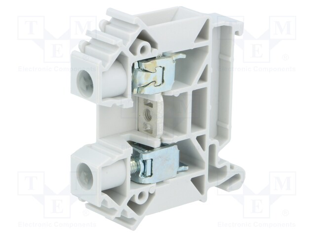 LIITIN: KISKO-0,5÷16MM2 - NAVAT: 1 - PURISTIMET: 2 - HARMAA - LEV: 10MM - Kiskoliittimet - ZUG-10-GY - 1