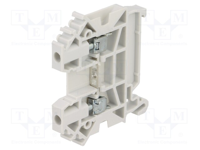 LIITIN: KISKO-0,5÷4MM2 - NAVAT: 1 - PURISTIMET: 2 - HARMAA - LEV: 5,2MM - Kiskoliittimet - ZUG-2.5-GY - 1