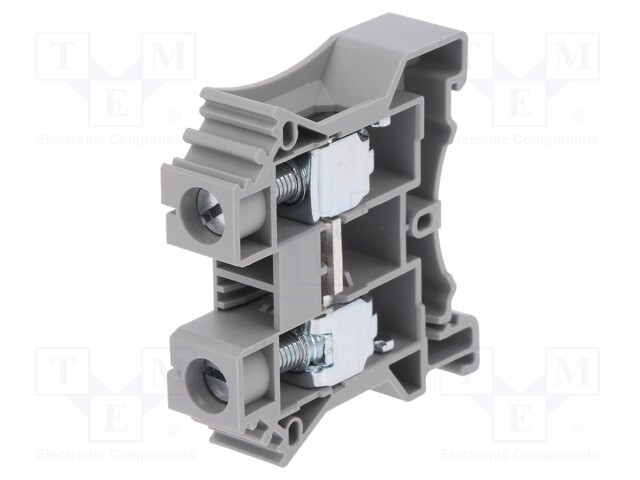 LIITIN: KISKO-DC - 76A - 600V - DIN-KISKOLLE - RUUVI TERMINAALI - TS35 - Kiskoliittimet - DC16-GY - 1