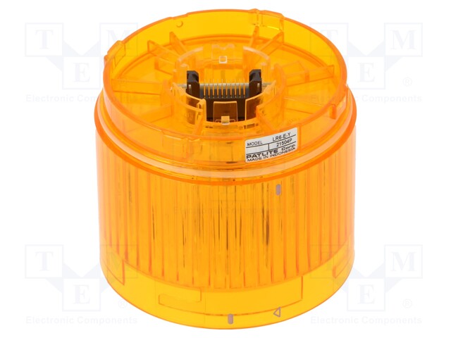 AUTOMATION MODULE: LIGHT SIGNALLER - AMBER - LED - 24VDC - IP65 - LR6 - Teollisuuden merkinantolaitteet - LR6-E-Y - 1