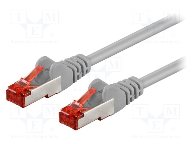 PATCH KAAPELI - S/FTP - CAT: 6 - RJ45-PISTOKE,MOLEMMIN PUOLIN - LANKA - RJ45 Ethernet kaapelit - SFTP6-CCA-005GY - 1