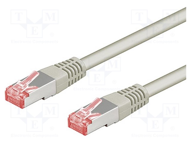 PATCH KAAPELI - S/FTP - CAT: 6A - RJ45-PISTOKE,MOLEMMIN PUOLIN - LANKA - RJ45 Ethernet kaapelit - SFTP6A-CU-100GY - 1