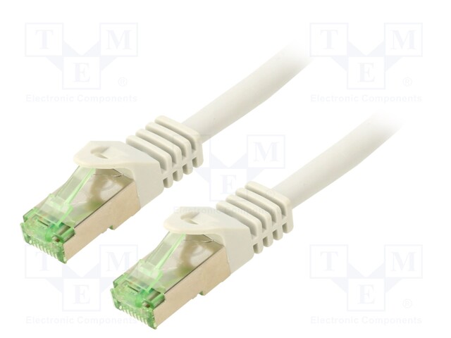 PATCH KAAPELI - S/FTP - CAT: CAT 8.1 - RJ45-PISTOKE,MOLEMMIN PUOLIN - RJ45 Ethernet kaapelit - SFTP8.1-CU-070GY - 1
