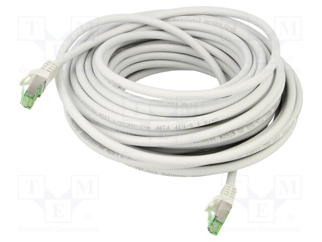 PATCH KAAPELI - S/FTP - CAT: CAT 8.1 - RJ45-PISTOKE,MOLEMMIN PUOLIN - RJ45 Ethernet kaapelit - SFTP8.1-CU-150GY - 1