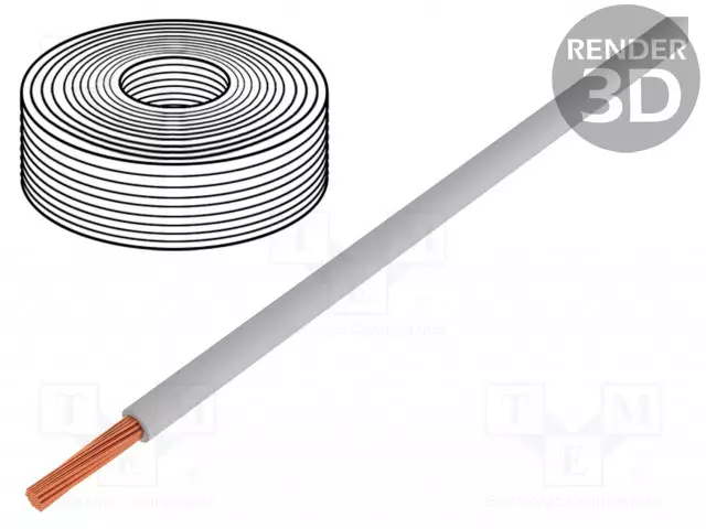 JOHTO - H07V-K - CU - 95MM2 - PVC - HARMAA - 450V,750V - LUOKKA: 5 - Yksisäikeiset asennuskaapelit - H07V-K-9500-GY - 1