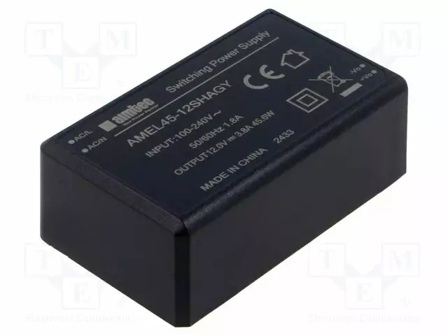 AC/DC MUUNNIN - 45W - AMEL45-HAGY - PCB - AC/DC muuntimet - AMEL45-12SHAGY - 1