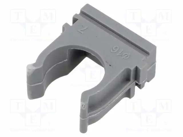 KIINNITYSPIDIN - POLYETEENI - FLEXIPIPE - HARMAA - KOKO: 16 - -15÷80°C - Punosten lisätarvikkeet - TTC16GY - 1