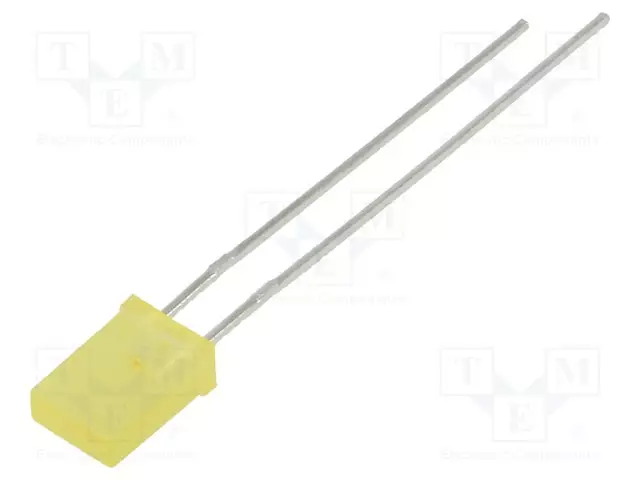 LED - KELTAINEN - SUORAKULMA- 5X2MM - 16÷25MCD - 146° - 20MA - Suorakulmaiset LEDit - LL-254YD1E-2Y - 1