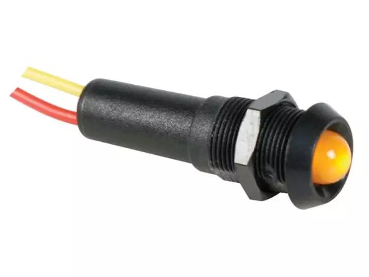 LED PANEELILAMPPU KELTAINEN MUSTA - Merkkivalot ja pienoislamput - 12VBY - 1