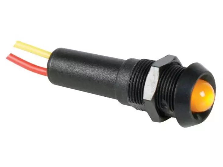 LED PANEELILAMPPU KELTAINEN MUSTA RUNKO - Merkkivalot ja pienoislamput - 5VBY - 1