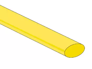 SHRINKABLE TUBE 2:1 - 9.5mm - GREEN/YELLOW - 1,2m - ( 25pcs) - Kutistemuovit - STB95GY - 1
