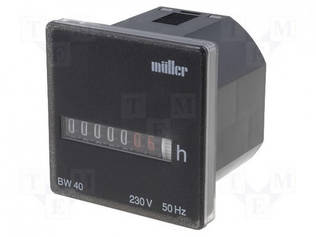 KÄYTTÖTUNTIMITTARI - MEKAANINEN 24VAC - Digitaaliset ja mekaaniset laskurit - LCP-BW24VAC60HZ - 1