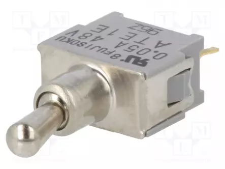 VIPUKYTKIN - ASENNOT: 3 - SP3T - ON-OFF-ON - 0,05A/48VAC - 0,05A/48VDC - ATE - Vipukytkimet - ATE1E-2M3-10-Z - 1