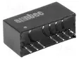 DC/DC MUUNNIN - 2W - TULOJÄNNITE 9÷18VDC - LÄHTÖJÄNNITE 5VDC - ULÄH2: -5VDC - SIP8 - DC/DC muuntimet - AM2G-1205DZ - 1