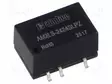 DC/DC MUUNNIN - 2W - TULOJÄNNITE 21,6÷26,4VDC - LÄHTÖJÄNNITE 24VDC - ITULO: 98MA - DC/DC muuntimet - AM2LS-2424SLPZ - 1