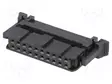 LIITIN: IDC - PISTOKE - NAARAS - PIN: 20 - IDC - - 2,54MM - 2X10 - IDC liittimet - AWP-20ZZ - 1