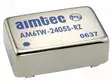 DC/DC MUUNNIN - 6W - TULOJÄNNITE 18÷72VDC - LÄHTÖJÄNNITE 24VDC - ILÄH: 250MA - DIP24 - DC/DC muuntimet - AM6TW-4824S-RZ - 1