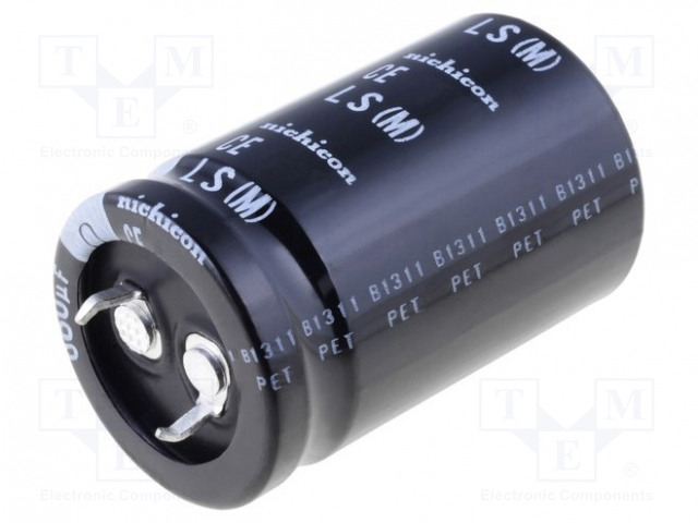 ELEKTROLYYTTIKONDENSAATTORI - SNAP-IN - 100UF - Elektrolyyttikondensaattorit snap-in - LLS2G101MELZ - 1