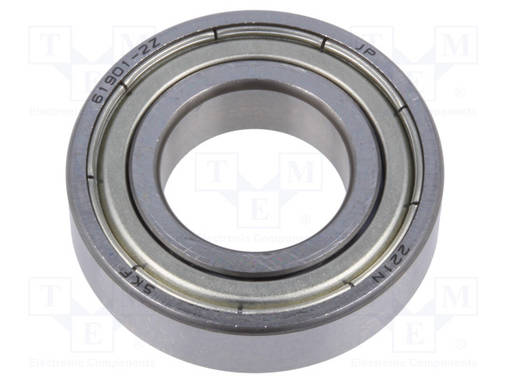 KUULALAAKERI - SISÄØ: 12MM - ULKOØ: 24MM - W: 6MM - Kuulalaakerit - SKF61901-2Z - 1