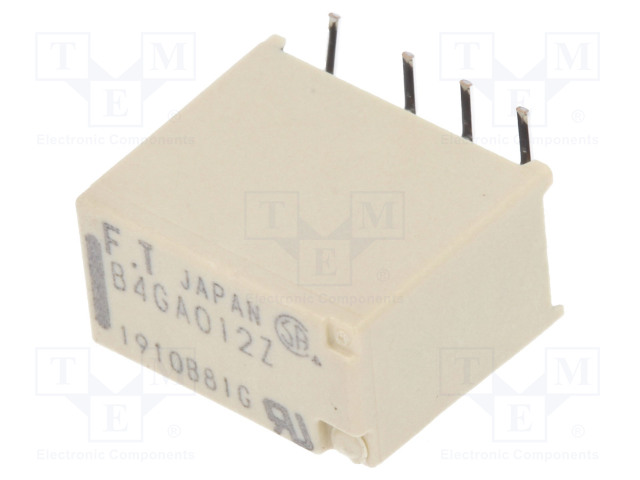 RELE - DPDT - UKELAN: 12VDC - 2A - 0,3A/125VAC - SMT - Pienoisreleet - FTR-B4GA012Z - 1