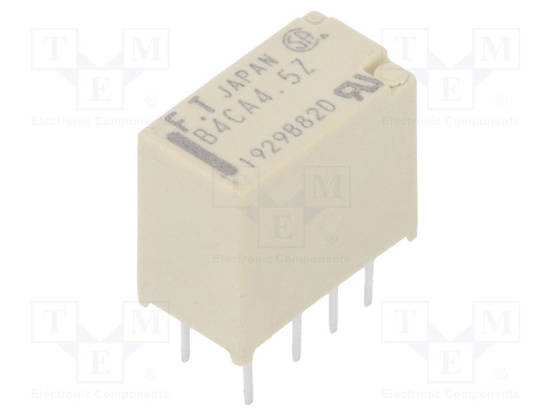 RELE - DPDT - UKELAN: 4,5VDC - 2A - 0,3A/125VAC - Pienoisreleet - FTR-B4CA4.5Z - 1