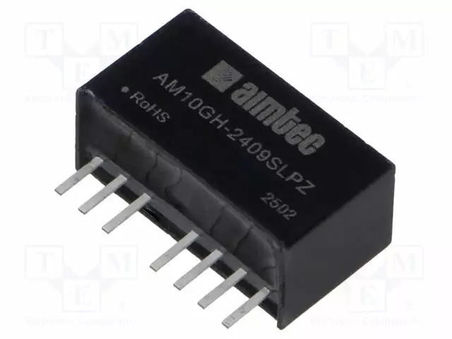 DC/DC MUUNNIN - 10W - TULOJÄNNITE 9÷36VDC - LÄHTÖJÄNNITE 9VDC - ITULO: 474MA - SIP8 - DC/DC muuntimet - AM10GH-2409LPZ - 1
